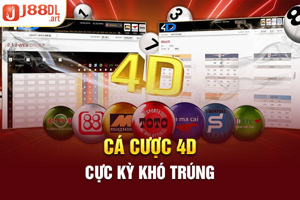 Cá cược 4D cực kỳ khó trúng